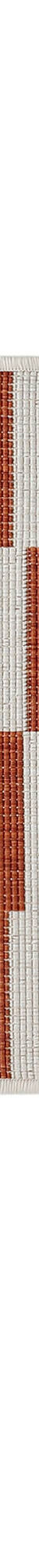 Rechthoekig tapijt met strepen (terracotta) Rechthoekig tapijt met strepen (terracotta)